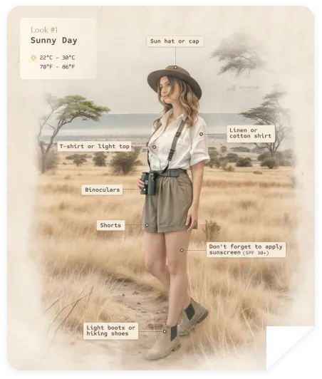 Liste pour safari en PDF