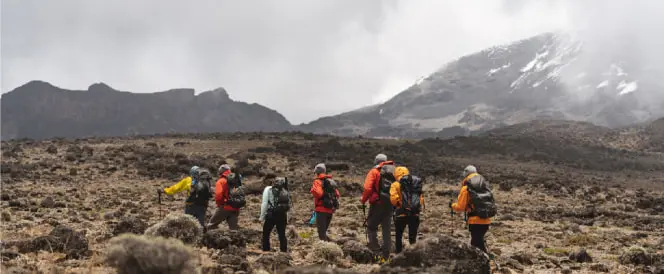 Voie Northern Circuit - Jour 4 - Trekking de Shira 2 à Moir Hut via Lava Tower